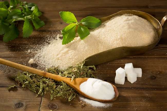Stevia, sød lavkalorie sukkererstatning