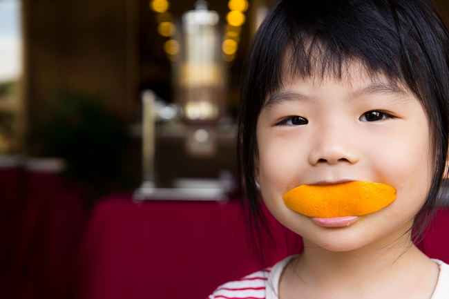 Sarja appelsiinin etuja lasten terveydelle